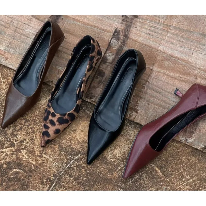 Women'S Shoes Quality - 2026 Kadın Seksi Yüksek Topuklu Bordo