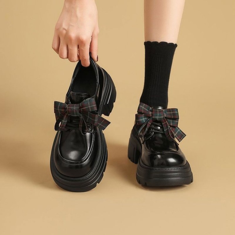 Kadınlar için Şık Ekose Desenl - Oxford Lace Up Women incelemesi ve fiyatı