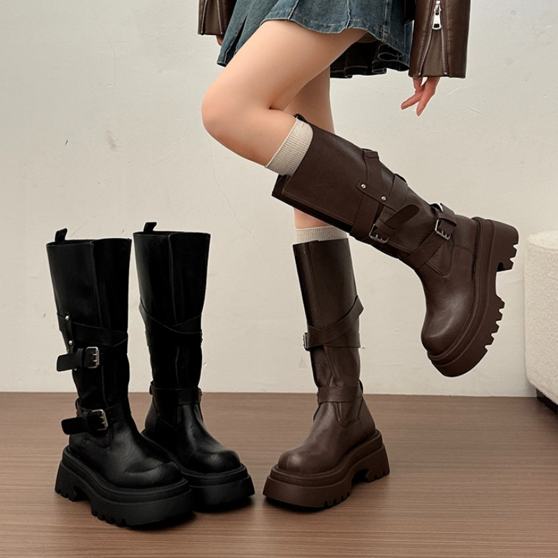 Y2K Platform Kadın Diz Üstü Bo - Knee High Boots Women incelemesi ve fiyatı