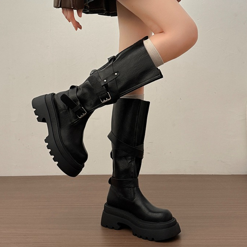 Y2K Platform Kadın Diz Üstü Bo - Knee High Boots Women incelemesi ve fiyatı