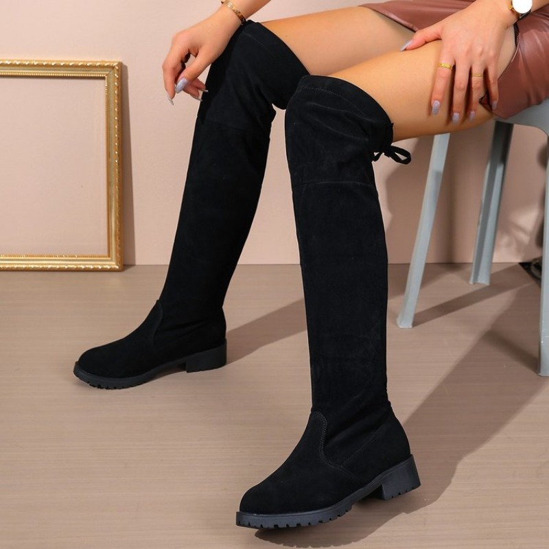 Kadın Diz Üstü Çizmeler Süet B - Sock Boot Women incelemesi ve fiyatı