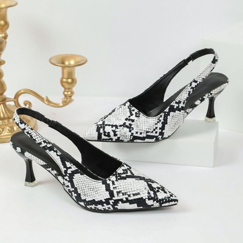Slingback Yılan Derisi Stilett - Women'S Shoes Quality incelemesi ve fiyatı