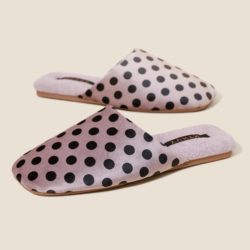 Retro Puantiyeli Tasarım Düz T - Women'S Shoes Quality incelemesi ve fiyatı