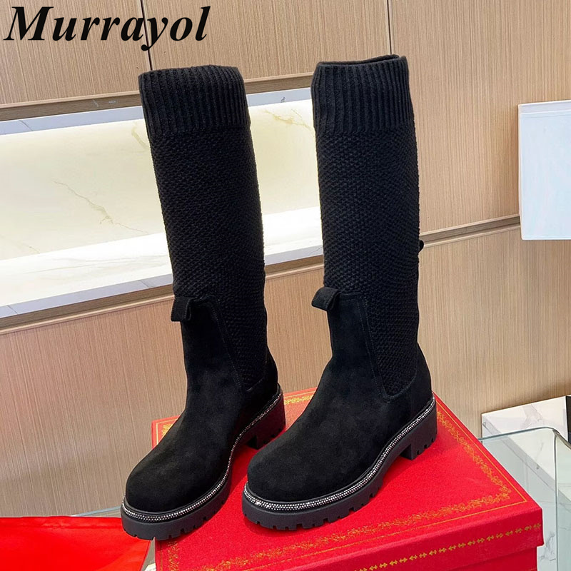 Diz Üstü Çizmeler Sonbahar Kış - Sock Boot Women incelemesi ve fiyatı